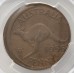 AUSTRALIA 1956 . ONE 1 PENNY . ERROR . BROADSTRUCK